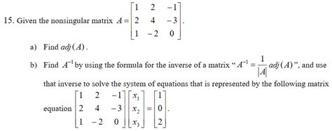 How To Solve Non Singular Matrix - Eric Hudson's Multiplying Matrices