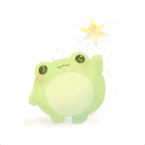 Froggy Kawaii Cute Frog Drawing - Osara Wallpaper