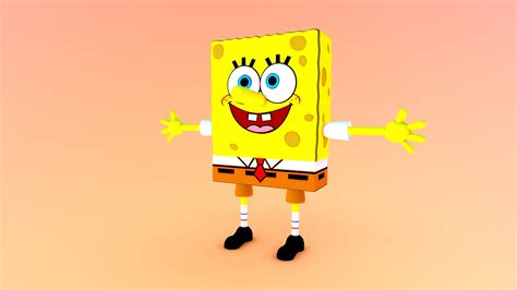 3D Spongebob - Download Free 3D model by Yanez Designs (@Yanez-Designs) [2708b7d] - Sketchfab