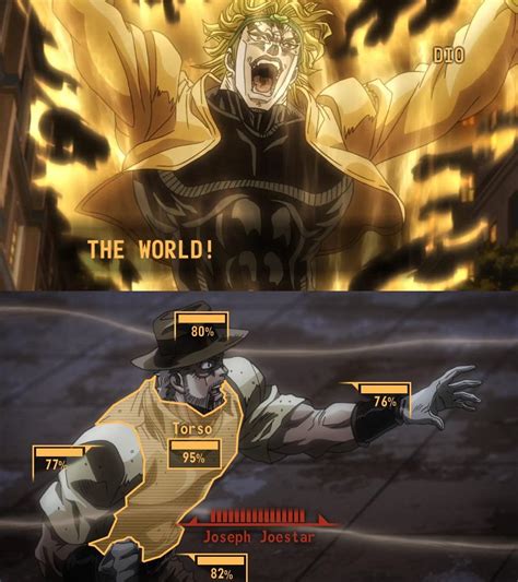 How DIO's Stand ACTUALLY works (Stardust Crusaders spoilers) : r/Animemes