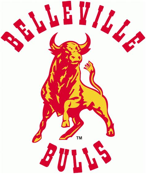 Belleville Bulls Primary Logo - Ontario Hockey League (OHL) - Chris Creamer's Sports Logos Page ...