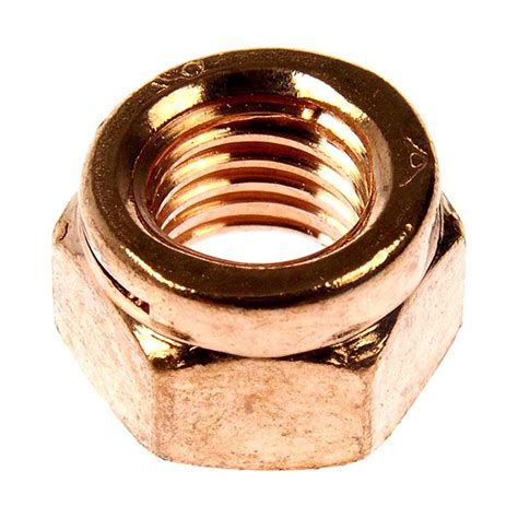 Dorman® 680-365 - Manifold Hex Nut (Copper Plated, M8-1.25 x 8mm, 10 pcs in Box) - TOOLSiD.com