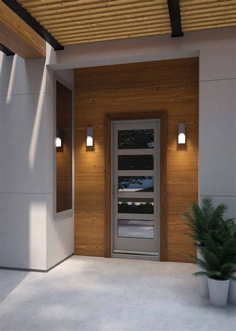 Peak Outdoor Wall Light | Modern exterior doors, Modern exterior lighting, Modern garage doors