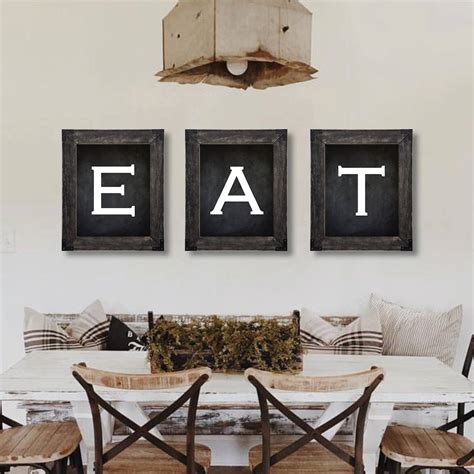 Farmhouse Decor. Eat Sign. Dining Room Wall Art. Farmhouse | Etsy