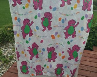 Barney bedding | Etsy