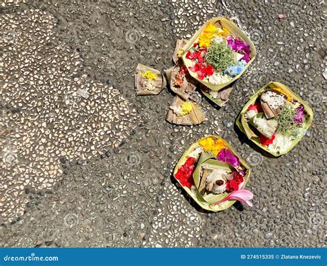 Canang Sari - the Hindu Offerings in Bali Stock Image - Image of gods ...