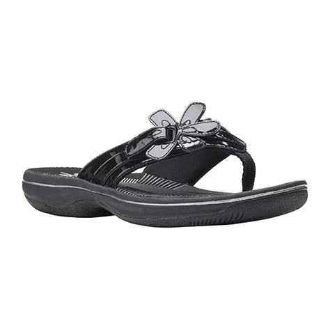 Clarks Womens Cloudsteppers Brinkley Flora Flip-Flops - JCPenney