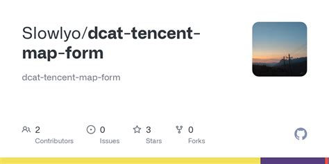 GitHub - slowlyo/dcat-tencent-map-form: dcat-tencent-map-form