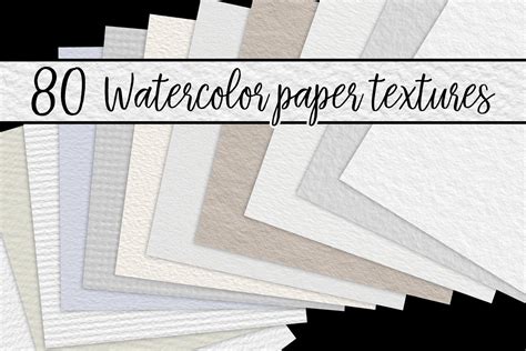 Watercolor Paper Textures Digital Papers Seamless - Etsy Canada