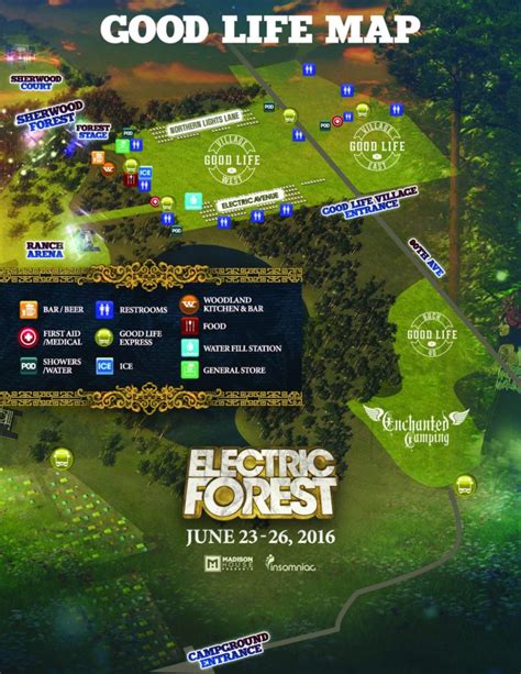 Electric Forest 2016 Releases The Festival Map | WhySoChi