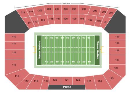 Yulman Stadium Tickets and Yulman Stadium Seating Chart - Buy Yulman ...