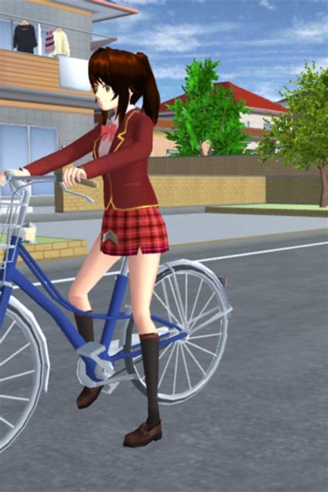 Anime School Wallpaper Sakura school simulator bicycle | Sakura, Kids ...