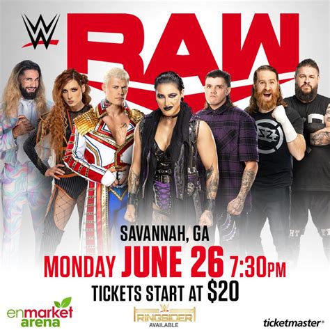 WWE MONDAY NIGHT RAW | Enmarket Arena