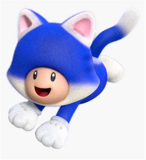 Super Mario 3d World Cat Toad, HD Png Download - kindpng