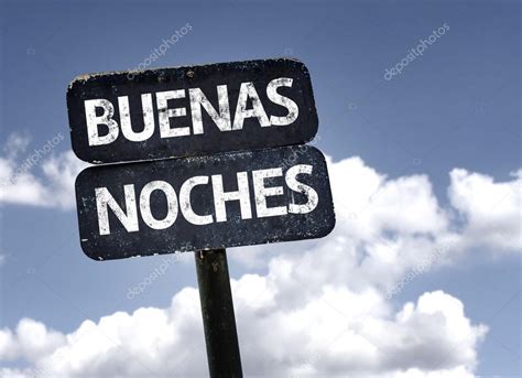 Good Night (In Spanish) sign Stock Photo by ©gustavofrazao 54684851