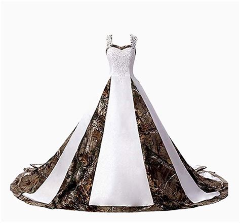 Pink Camo Wedding Dress Best Of Kaitaijidian Women S Straps Camouflage Wedding Dresses for Bri ...