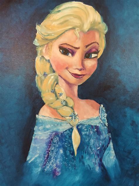 "Elsa" Original oil painting by Angie Eschmann | Music art, Painting, Original oil painting