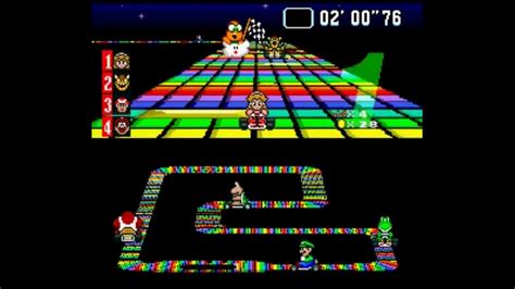 Rainbow Road - Super Mario Kart for the SNES #SuperMarioKart #MarioKart #Nintendo #SNES # ...