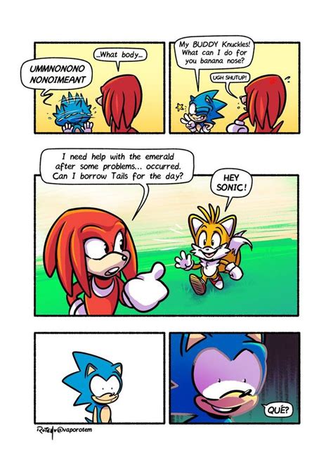 2_We need to talk about Tails by vaporotem on DeviantArt | Sonic funny, Sonic, Sonic fan art