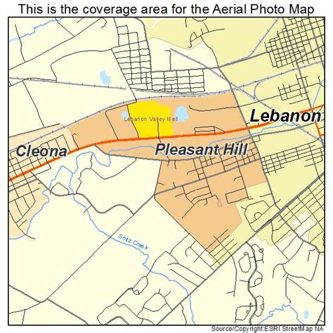 Aerial Photography Map of Pleasant Hill, PA Pennsylvania