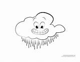 Weather For Kids  Free Cloud Templates And Coloring Pages sketch template