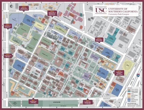 Usc Campus Map Printable - Printable Maps