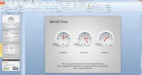 Free Clock Shape for PowerPoint - Free PowerPoint Templates - SlideHunter.com