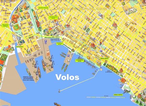 Volos old town map Learn Greek, Greek Language, Town Map, Volos, Xenia ...