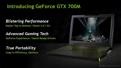 NVIDIA Announces GeForce GTX 780M, GTX 770M, GTX 765M, GTX 760M ...