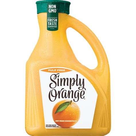 Simply Orange Pulp Free Juice Bottle, 2.63 Liters | Orange | Sendik's ...