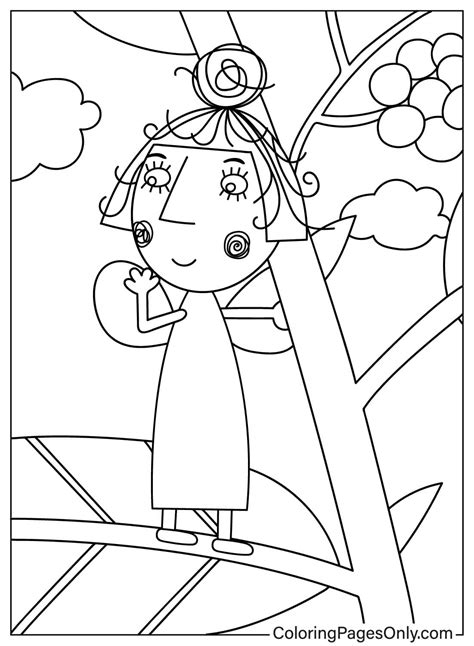 Nanny Plum - Free Printable Coloring Pages