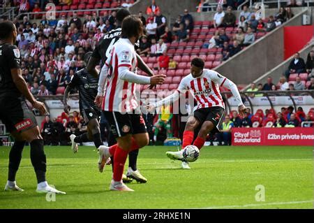 Sunderland, UK. 19th Aug 2023. Sunderland AFC's Jobe Bellingham ...