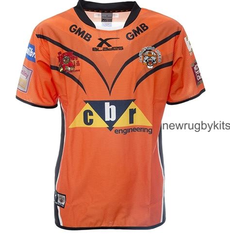 New Cas Tigers Kit 2016- XBlades Castleford Tigers 2016 Home Shirt ...