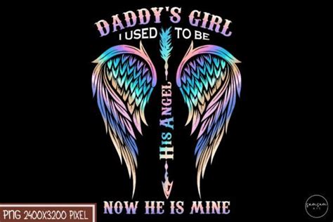 Daddy's Girl I Used to Be Sublimation Graphic by Samsam Art · Creative Fabrica