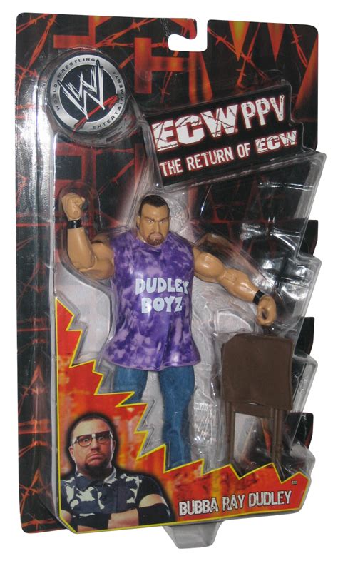 WWE PPV The Return of ECW Bubba Ray Dudley Wrestling (Purple Shirt ...