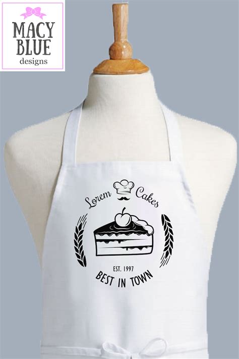 Custom Apron Personalized Bakery Apron Baking Aprons Womens | Etsy