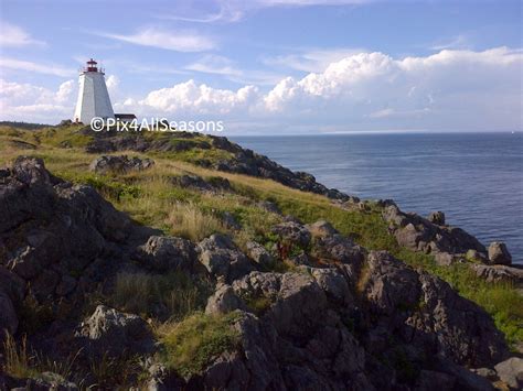 Grand Manan Lighthouse on Grand Manan Island New Brunswick