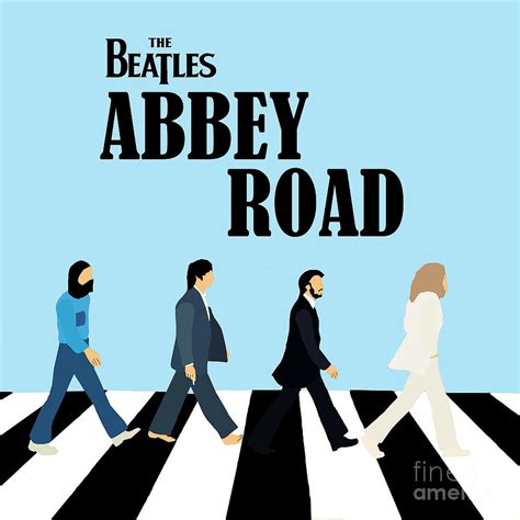 the Beatles Abbey Road Digital Art by Deva Milano - Pixels