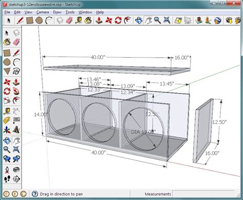 Speaker Enclosure Volume Calculator