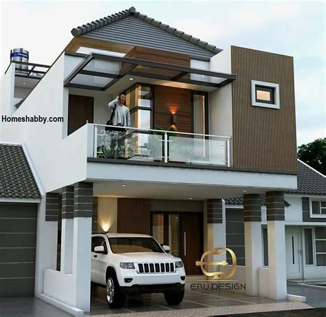 7 Desain Rumah Minimalis 2 Lantai Dengan Balkon Terbuka ~ Homeshabby.com : Design Home Plans ...