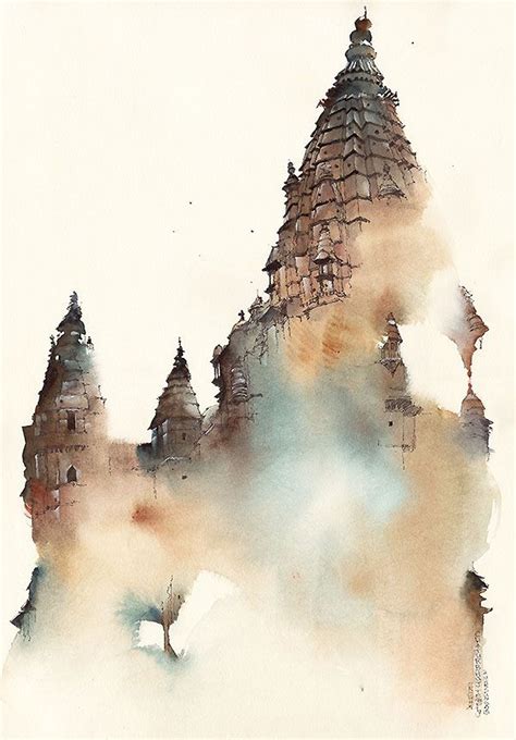 Architecture 3 on Behance-Watercolors by Sunga Park | Watercolor ...