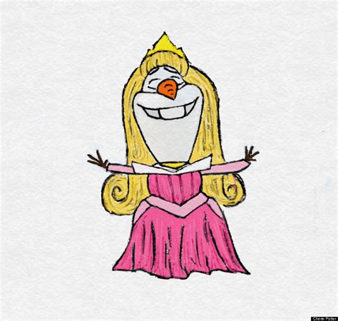 'Frozen' Snowman Olaf Gets The Royal Treatment With A Disney Princess Makeover | HuffPost