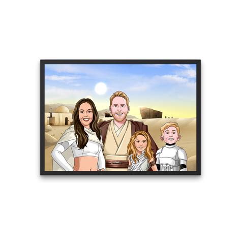 Custom Jedi Maker Portrait + Poster