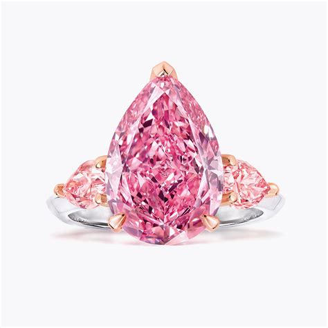 Graff Pink Diamond Engagement Ring - Extraordinary GRAFF Cushion Cut ...