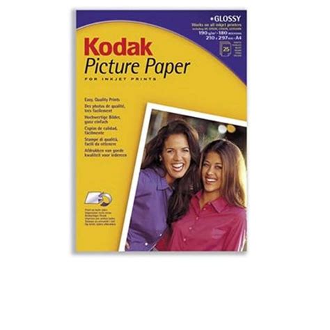 KODAK A4 Picture Paper 190g 25 Sheets: Amazon.co.uk: Office Products