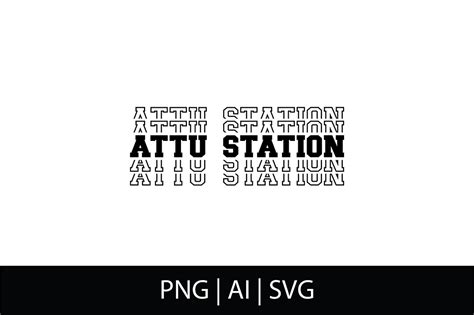 Stacked Attu Station Graphic by A Crafty Dad · Creative Fabrica