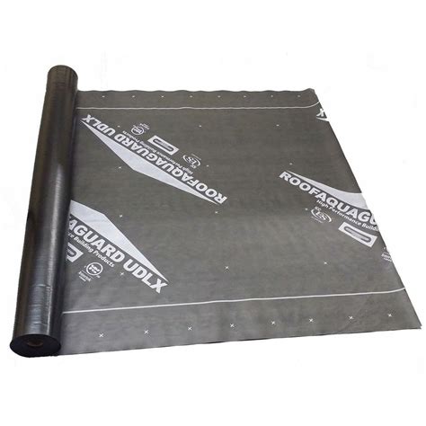 RoofAquaGuard 60 in. x 200 ft. UDLX Synthetic Underlayment-RFAQGD-UDLX - The Home Depot