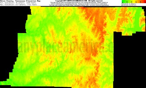 Free Obion County, Tennessee Topo Maps & Elevations