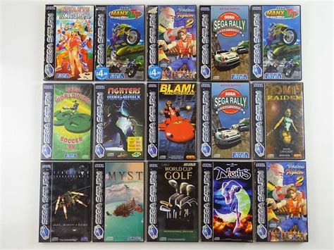 Lot 90 - Sega Saturn games including World Cup Golf,