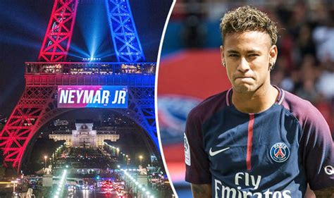 Neymar transfer news: Eiffel Tower celebrates move to PSG but critics ...